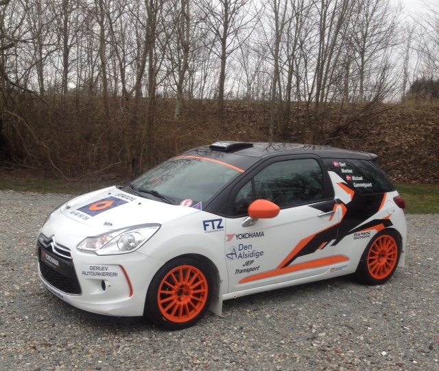 Gert Marboe og Michael Gammelgaard er klar til DM3 Rally Himmerland